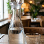 EAU MICROFILTRÉE SERVIE EN CARAFE
