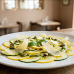 Carpaccio de courgettes