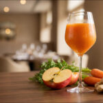 JUS FRAIS PRESSÉS MINUTES Pomme, gingembre, carotte